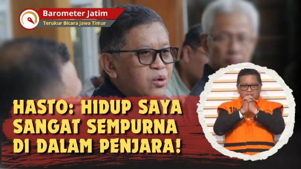 VIDEO: Hasto Cerita Hidupnya Sangat Sempurna di Penjara, Kini Kolesterol Naik Lagi!