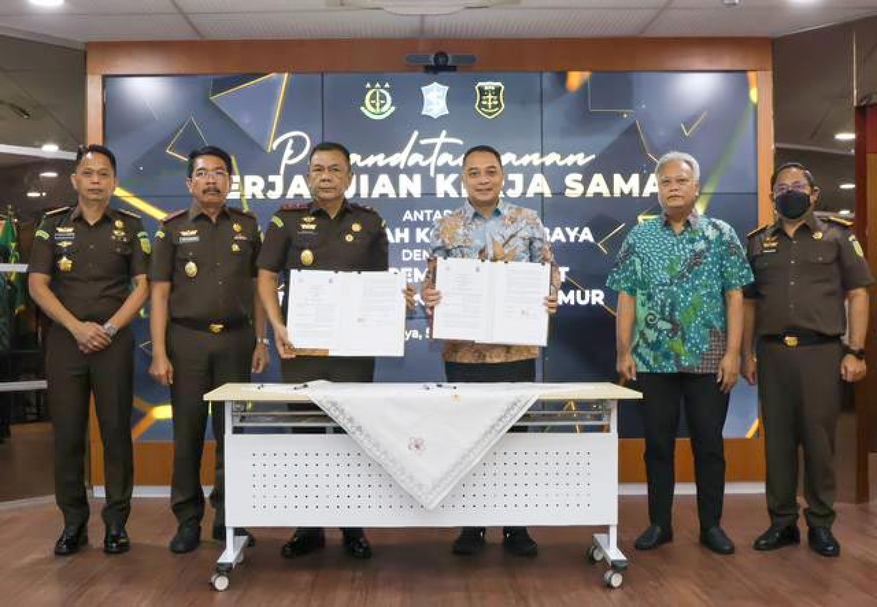 Gandeng Kejati Jatim, Pemkot Surabaya Selamatkan Aset PDAM dan Kolam Renang Brantas