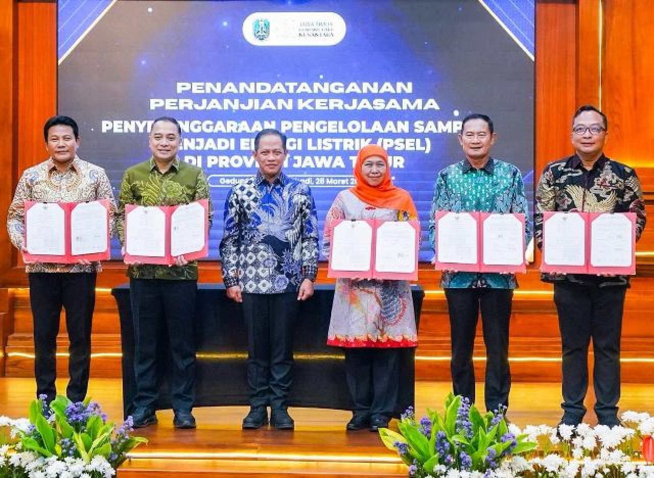 Sampah Capai 1.100 Ton per Hari, Kepala Daerah Surabaya Raya Teken PKS PSEL!