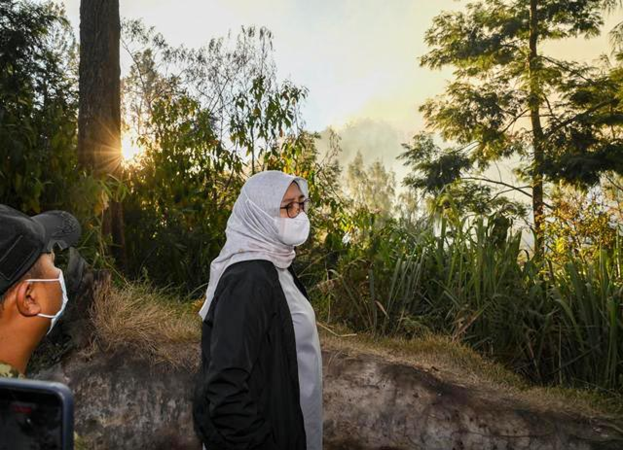 Kebakaran Hebat di Gunung Ijen, Ipuk Minta Dukungan Helikopter Water Bombing