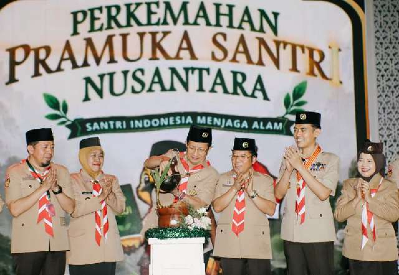 Buka PPSN, Menag: Nilai-nilai Kepramukaan Sejalan dengan Teladan Rasulullah!