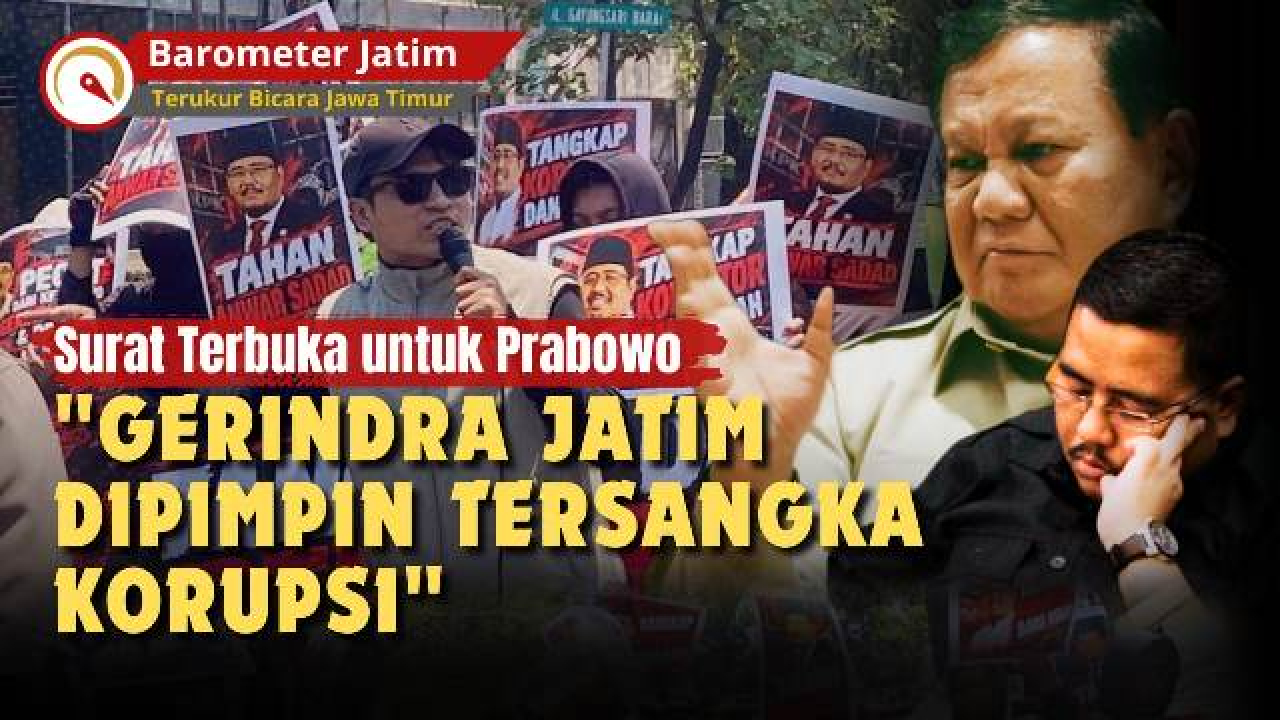 VIDEO: Jaka Jatim Layangkan Surat Terbuka ke Prabowo, Minta Copot Anwar Sadad!